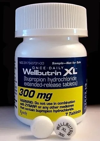 Упаковка препарата Wellbutrin (GSK)
