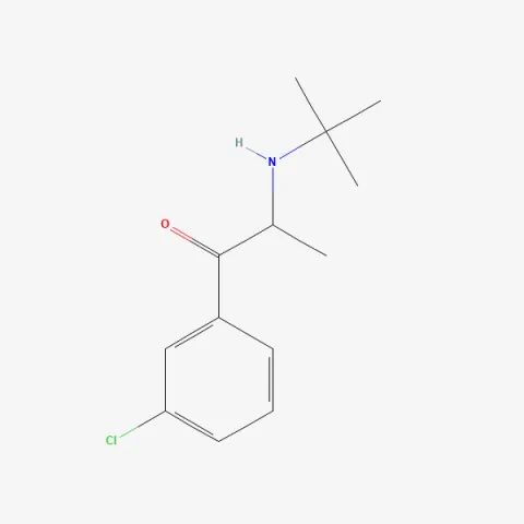 3D-модель молекулы бупропиона (PubChem CID 444)